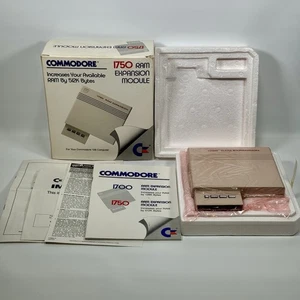 Commodore 1750 Ram Expansion Module 512KB Commodore 128 NIB NOS Untested No Disk - Afbeelding 1 van 20