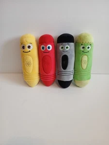 Lote de crayones de peluche BabyFirst TV Color Crew amarillo rojo negro verde 2 no funciona - Imagen 1 de 6