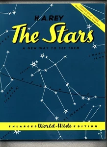 The Stars: A New Way to See Them - H.A. Rey - Enlarged World-Wide Edition - Picture 1 of 10
