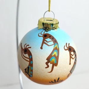 Ceramic Kokopelli Ornament Native American Design Grand Canyon North Rim - Picture 1 of 5