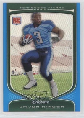 2009 Bowman Chrome Blue Refractor /150 Javon Ringer #117 Rookie RC - Image 1 of 2