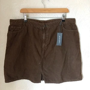 Principles Women's Green Corduroy Short Jeans Skirt BNWT UK 18 R - Picture 1 of 7