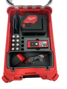 Milwaukee Packout Einsatz grün Kreuzlaser 3421 & Entfernungsmesser 48-22-9801 - Bild 1 von 5