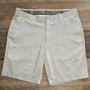 Ben Hogan Performance Golf Shorts Stretch Gray Micro Stripe UPF 50 Men's 40 - Picture 1 of 14