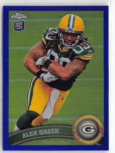 Topps 2011 cromo NFL refractor púrpura #149 Alex verde RC/499 - Imagen 1 de 2