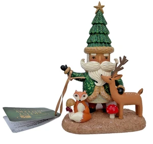 Artist's Gallery 6015756 Kenzie Elston's Santa and Forest Friends Figurine 6.3" - Picture 1 of 20