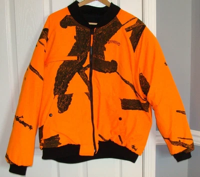 Abrigo de caza Field & Stream Blaze naranja camuflado forrado con edredón talla XL Foto 1 de 4