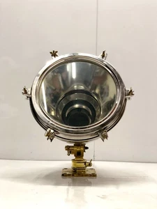 Antique Nautical Decor Steel and Brass Metal Search Spot Light Fixture Lot of 5 - Picture 1 of 9
