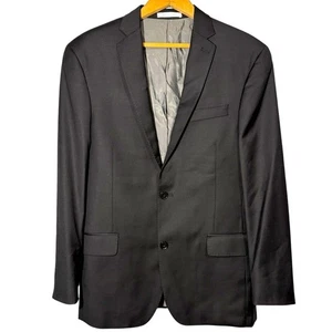 MURANO Collezione | Hombres Negro Calce Ajustado 100% Lana Traje Blazer Chaqueta talla 40R NUEVO - Imagen 1 de 13