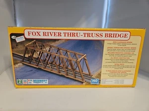 Midwest Products Co. #3054 Fox River Thru-Truss Bridge Kit H.O. 1:87 NEU VERSIEGELT - Bild 1 von 3