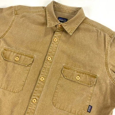 Camisa Patagonia 1995 Vintage Para Hombre Grande Brushpopper Lona Algodón Abotonada Trabajo Foto 1 de 4