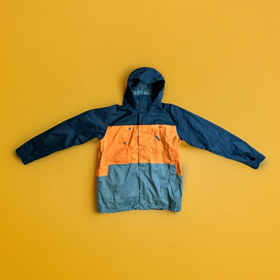 Chaqueta de Snowboard FOURSQUARE Vintage Para Hombre’s L Esquí Invierno Naranja, Azul y Gris ¡Bonita! Foto 1 de 4