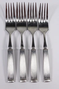 (4) Dansk Colbert Serviergabeln schwer 18/8 Edelstahl Rippen - Bild 1 von 6
