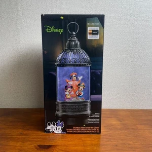 Disney Halloween Lantern Mickey & Minnie Pumpkin LED Light Used - Picture 1 of 3