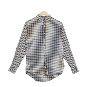 Vintage Aquascutum House Check Shirt Mens Size S Multicoloured Cotton - Picture 1 of 14