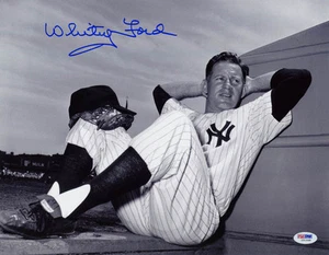 Whitey Ford SIGNED 11x14 Photo New York Yankees PSA/DNA AUTOGRAPHED - Picture 1 of 1