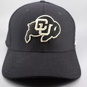 Nike Colorado Buffaloes Hat Cap Classic99 Dri-FIT Fitted Black Gold College L XL - Picture 1 of 9
