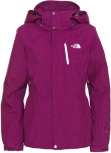 Chaqueta de Invierno The North Face Hyvent Borgoña Capucha Extraíble Para Mujer Mediana A30A - Imagen 1 de 4