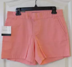 Calvin Klein Jeans Cotton Blend Shorts Flamingo Pink Women's Sz 8 NWT - Picture 1 of 2