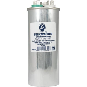 Appli Parts Dual Run Capacitor for ac 45+5 Mfd uF (microfarads) 370VAC or 450VAC - Picture 1 of 8