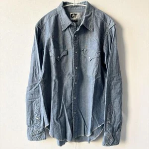 Engineered Garments Chambray Western Shirt S light blue s size used - Picture 1 of 10