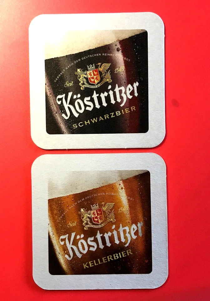 Bierdeckel , Schwarzbierbrauerei KÖSTRITZER , Bad  Köstritz /Thüringen #605# - Bild 1 von 1