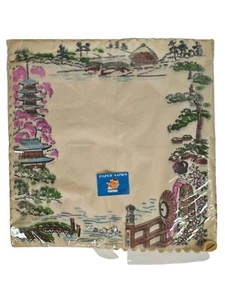 Vintage 100 Blatt große japanische Reispapierservietten ungeöffnet 131/2" Japan - Bild 1 von 7