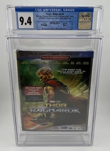 Thor: Ragnarok (2018) Blu-ray - Neu versiegelter Schuber bewertet CGC 9.4 A++ - Bild 1 von 12
