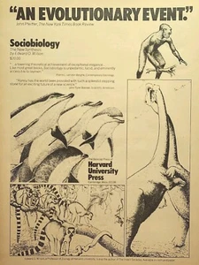 Soziobilogie Die neue Synthese von Edward O Wilson Vintage Print Ad 1975 - Bild 1 von 4