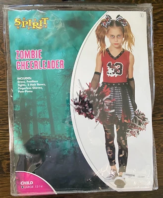 Halloween Fiesta Suministros Espíritu Zombi Animadora Disfraz Niñas Truco Golosina Foto 1 de 4
