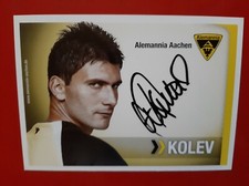 FOOTBALL player card TODOR KOLEV team GERMANY signed