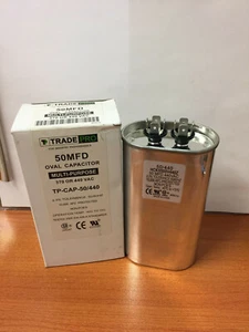 Tradepro Oval Capacitor 50 MFD 370 or 440 Vac TP-CAP-50/440 (201026) - Picture 1 of 1