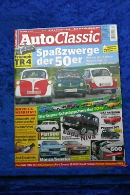 Auto Classic 4/14 BMW Isetta Lada Niva Opel Monza Senator DAF 44 55 66 Fuldamobi - Immagine 1 di 2