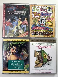 4 x Children's Audiobooks, Cassette Tape Lot Enid Blyton / Tracy Beaker Etc - Picture 1 of 18