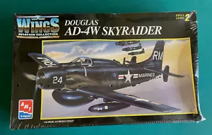 Vintage 1993 AMT/ERTL Douglas AD-4W Skyraider 1/48 Scale # 8622 SEALED - Picture 1 of 8
