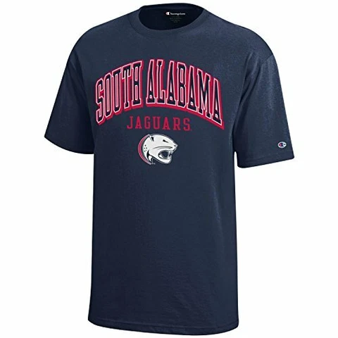 NCAA Champion Boy's Short Sleeve Jersey T-Shirt South Alabama Jaguars Medium Cover