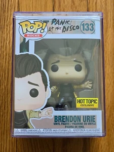 Funko Pop! Brendon Urie #133 Panic! At The Disco - Hot Topic w/Pop Protector NEW - Picture 1 of 8