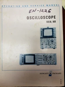 Osciloscopio 181A/AR manual de servicio - Imagen 1 de 2