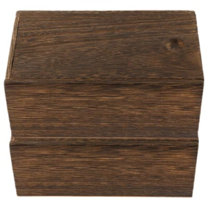 2 Pcs Wooden Storage Box Decorative Jewelry Case Retro Organizer - Picture 1 of 12