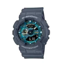 Casio G-Shock GA110AS-2A 100 SERIES Analog-Digital Navy Blue Resin Wrist Watch - Picture 1 of 1