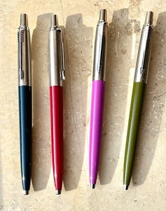 REPRESENTATIVE RETURN! 4 PARKER Jotter Ballpoint Pens - Picture 1 of 1