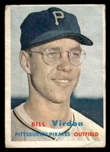 1957 Topps #110 Bill Virdon gd - Picture 1 of 2