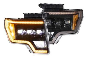 Morimoto XB LED Headlights for Ford F-150 (09-14, Amber DRL, Set) Set - Picture 1 of 10