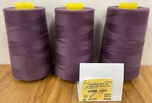 A&E Perma Core Tex 24 Fine Wine #43413, 3 cones, 6000 yds ea - Picture 1 of 2