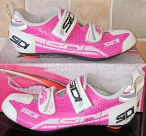 SIDI T-4AIR CARBON TRIATHLON WOMENS CYCLING SHOES SIZE EUR40IMMACULATE CONDITION - Picture 1 of 6