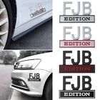 2x FJB edition Car Auto Trunk Rear Tailgate Emblem Badge Decal Sticker Chrome US