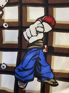 Up Ro's Vintage 90s Hip Hop Dice Shirt Size XLarge Button Up Short Sleeve - Picture 1 of 8