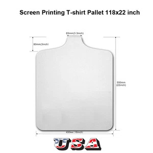 TECHTONGDA Screen Printing T-shirts Pallet Platen 18*22 inch Press Board - Picture 1 of 2
