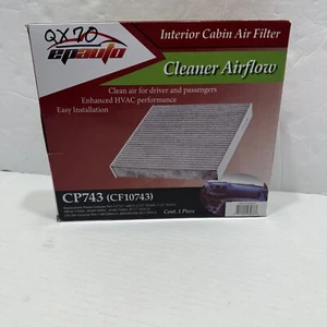 Filtro de aire interior cabina EP AUTO flujo de aire CP743 (CF10743) nuevo en caja - Imagen 1 de 7