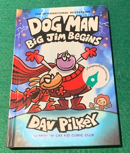 Dog Man Big Jim Begins by Dav Pilkey - SIGNED - 1st/1st HC - 2024 - Kids - Imagen 1 de 13